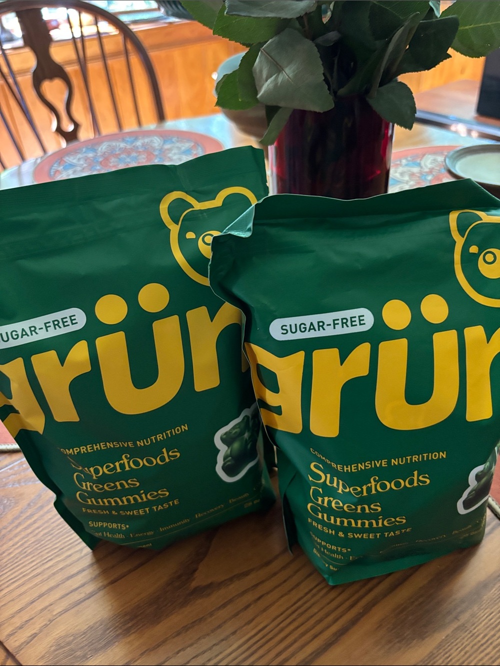 Superfoods Greens Gummies - Sugar-Free (Green)